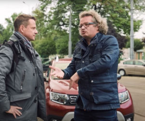 Marcin Meller ścigał się Dacią