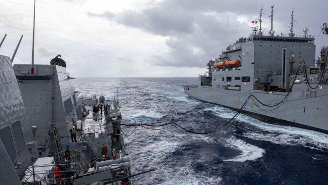 Awaria drobnicowca na Pacyfiku. Problemów logistycznych US Navy ciąg dalszy