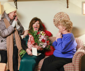 M jak miłość. Simona (Agnieszka Fitkau-Perepeczko), Barbara (Teresa Lipowska), Marysia (Małgorzata Pieńkowska)