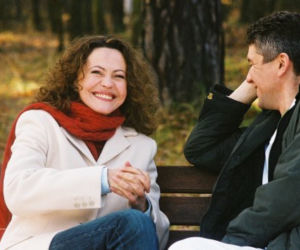 Na dobre i na złe. Adam Pawica (Andrzej Zieliński), Katarzyna Jaskólska (Antonina Choroszy)