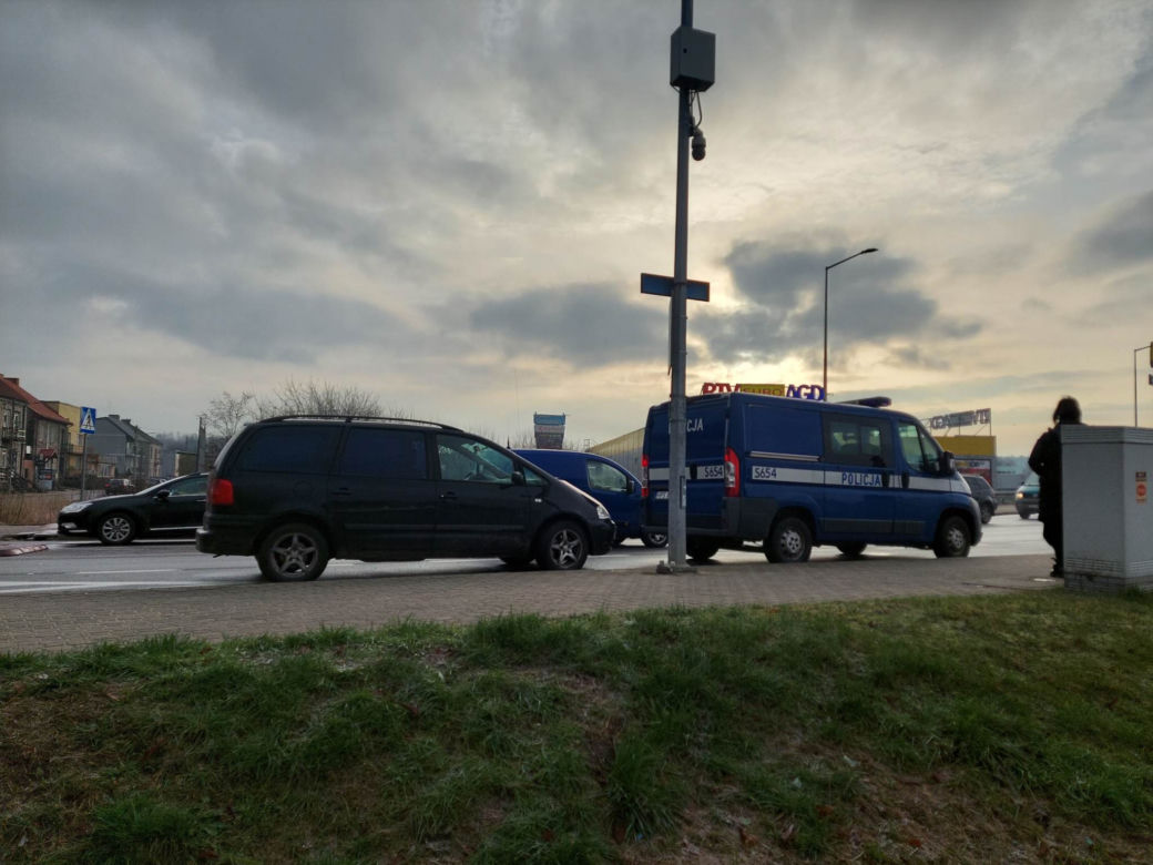 Potrącenie pieszego przy Targowicy w Starachowicach