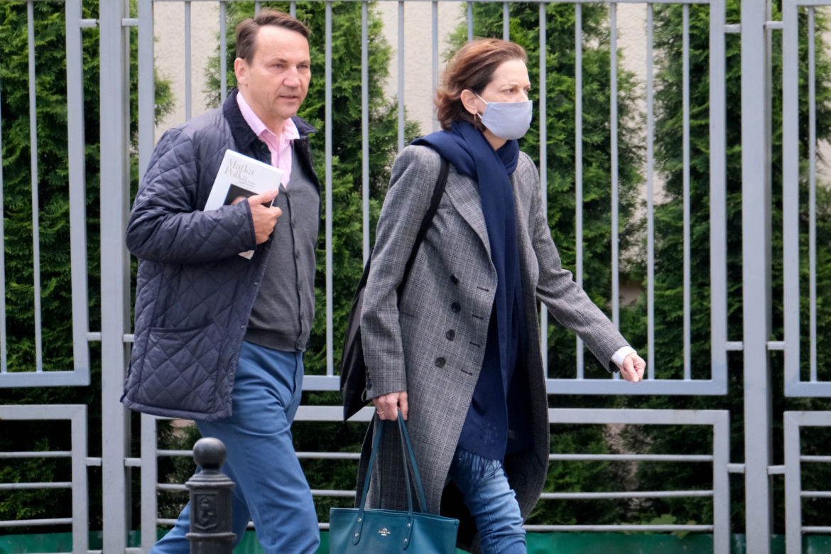 Radosław Sikorski z żoną Anną Applebaum