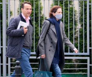 Radosław Sikorski z żoną Anną Applebaum
