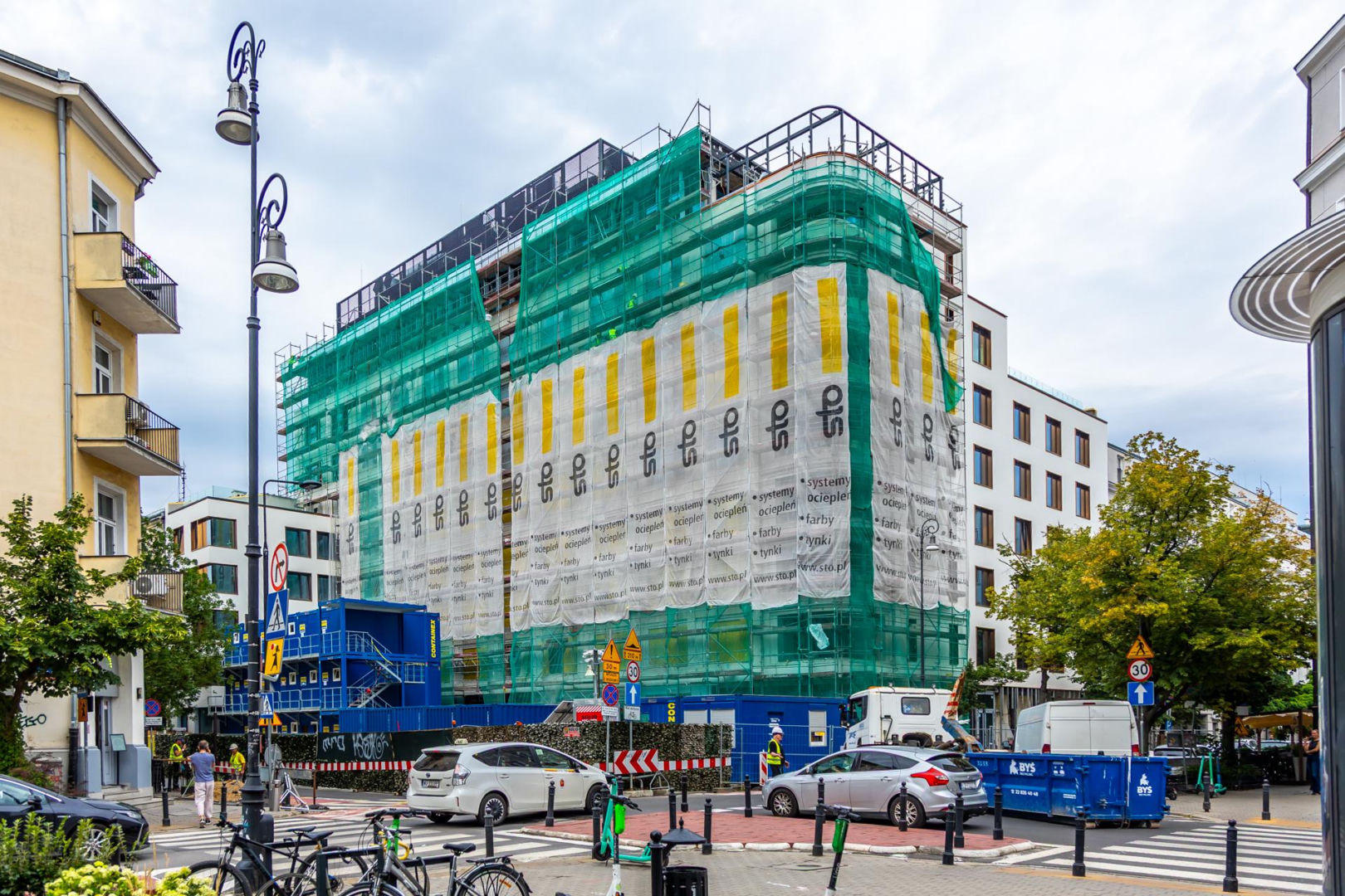 Budowa hotelu Canopy by Hilton Warsaw przy ul. Wilczej 50/52 w Warszawie