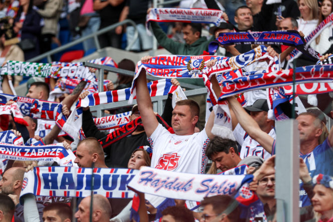 Górnik Zabrze - Lech Poznań: Zdjęcia kibiców i zawodników z meczu 8. kolejki PKO BP Ekstraklasy