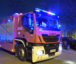 Kilka zastępów straży pożarnej, policja, pogotowie i ratownictwo chemiczne. Akcja strażaków w Bieńczycach