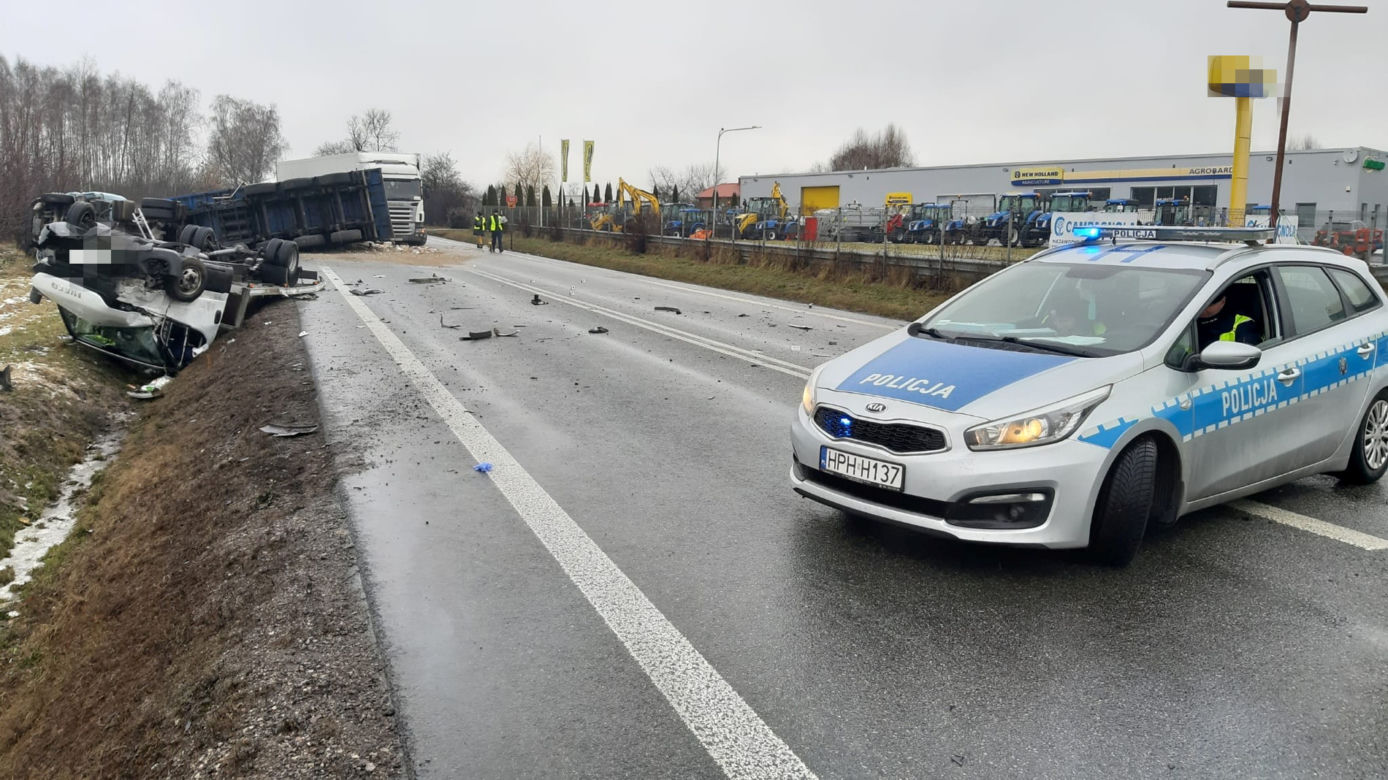 Dramatyczny wypadek pod Grójcem