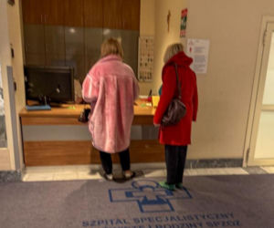 Grażyna Szapołowska w  szpitalu