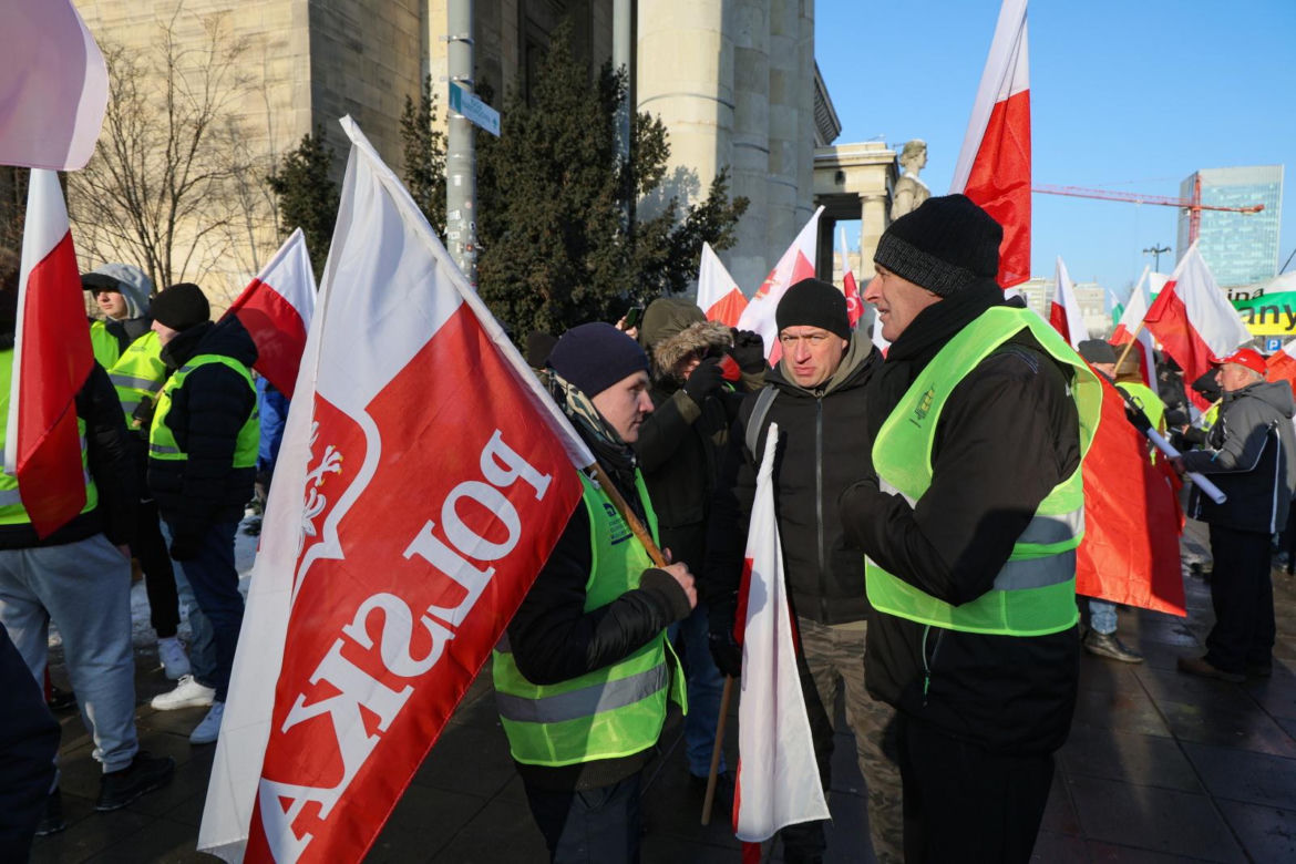 Protest rolników w Warszawie (9.01.2026)