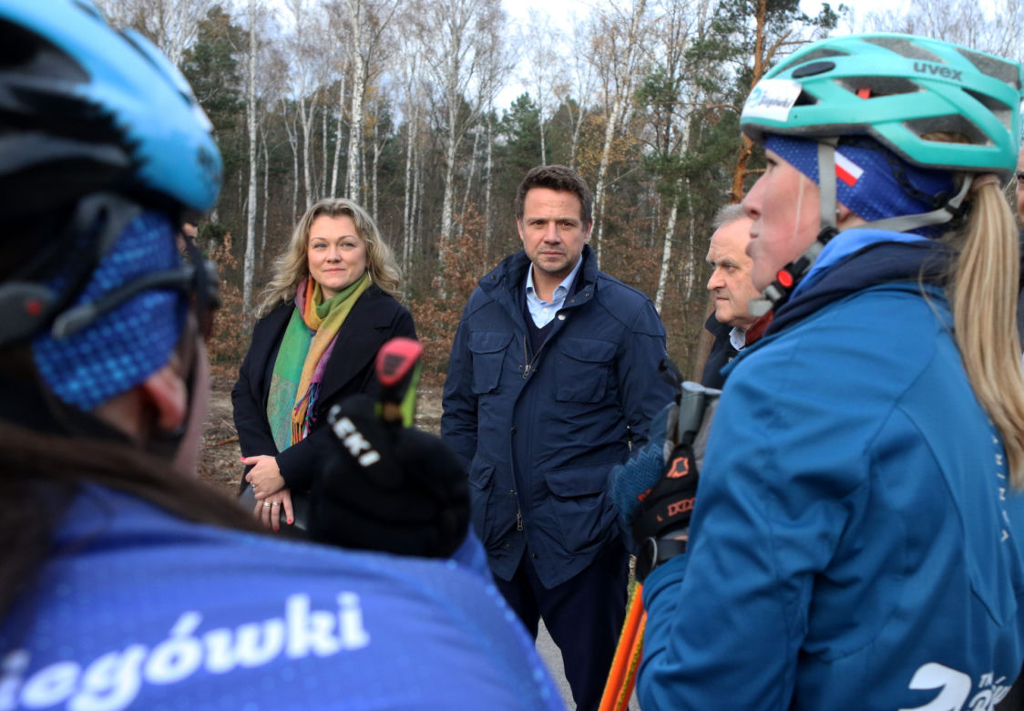 Rafał Trzaskowski pojechał do Wesołej