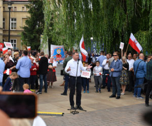 Prezydent Andrzej Duda w Drawsku Pomorskim