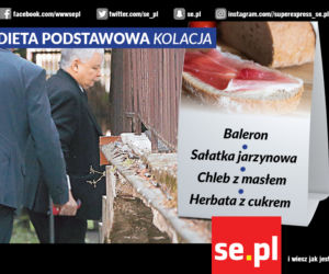Kaczynski w szpitalu dieta podstawowa kolacja
