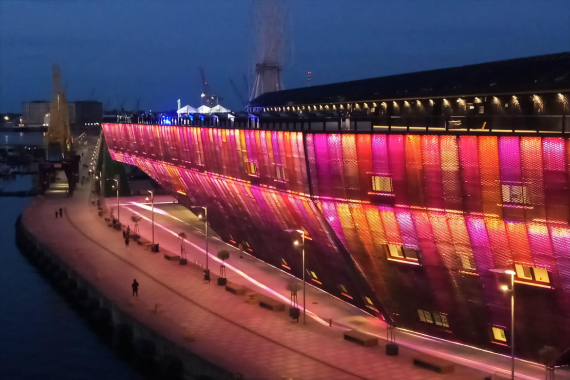 Iluminacja Morskiego Centrum Nauki