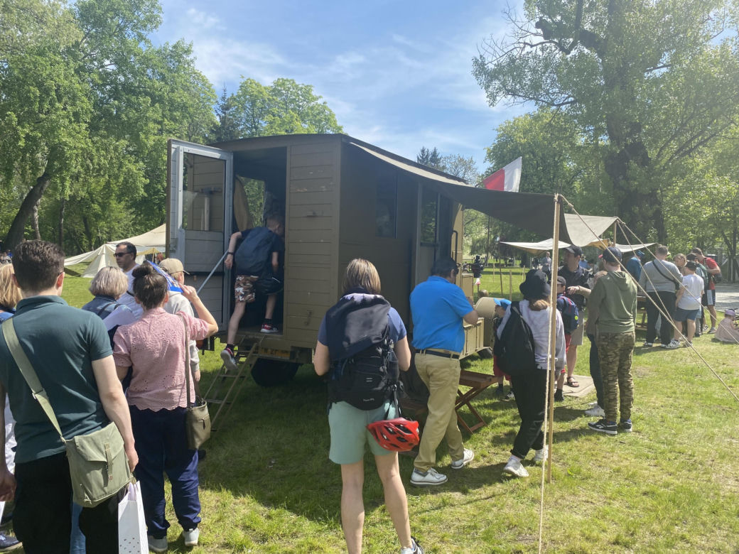 Piknik historyczny przy Muzeum Wojska Polskiego