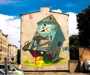 Mural przy Nawrot 81
