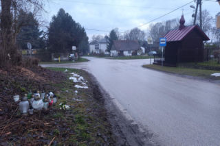 Skrzyżowanie w Szczepanowicach