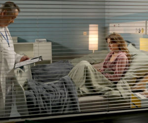 M jak miłość odc. 1901. Franka (Dominika Kachlik), lekarz (Wojciech Billip)