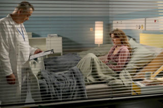 M jak miłość odc. 1901. Franka (Dominika Kachlik), lekarz (Wojciech Billip)