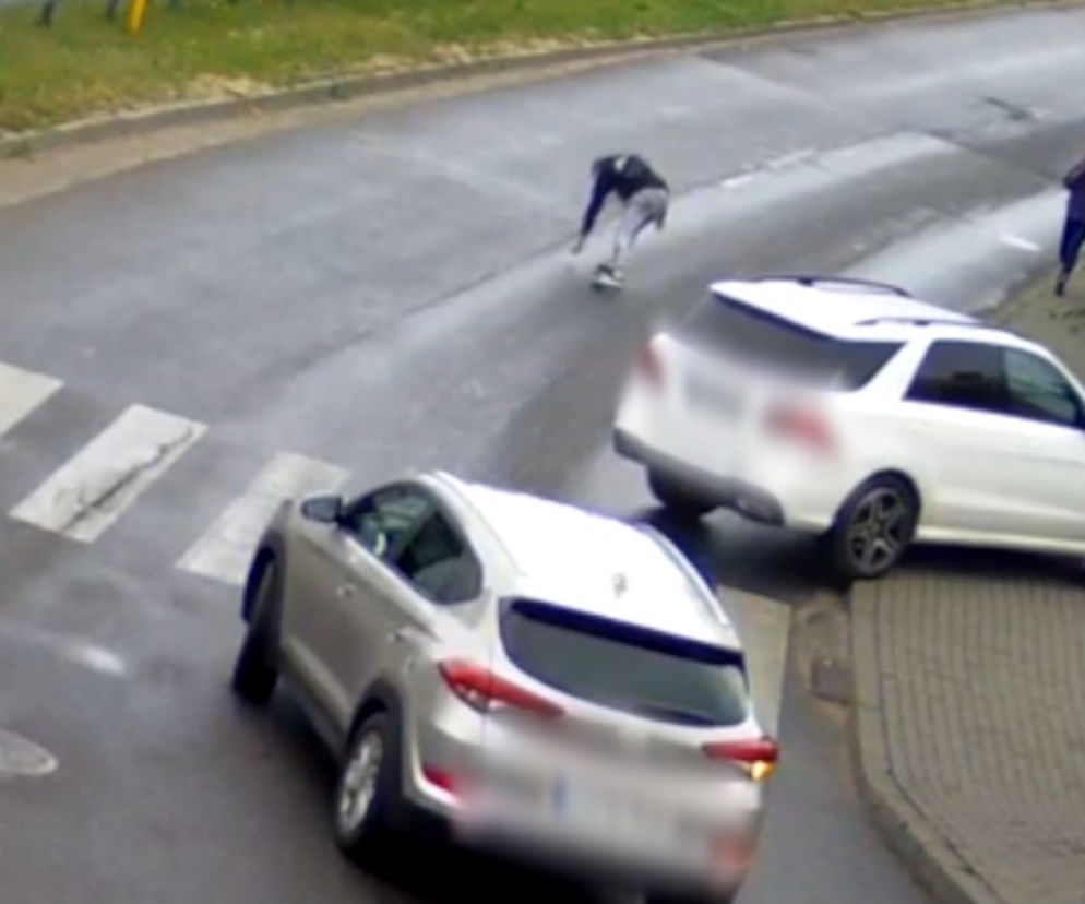 Mercedesem wjechał w 17-latka na przejściu dla pieszych