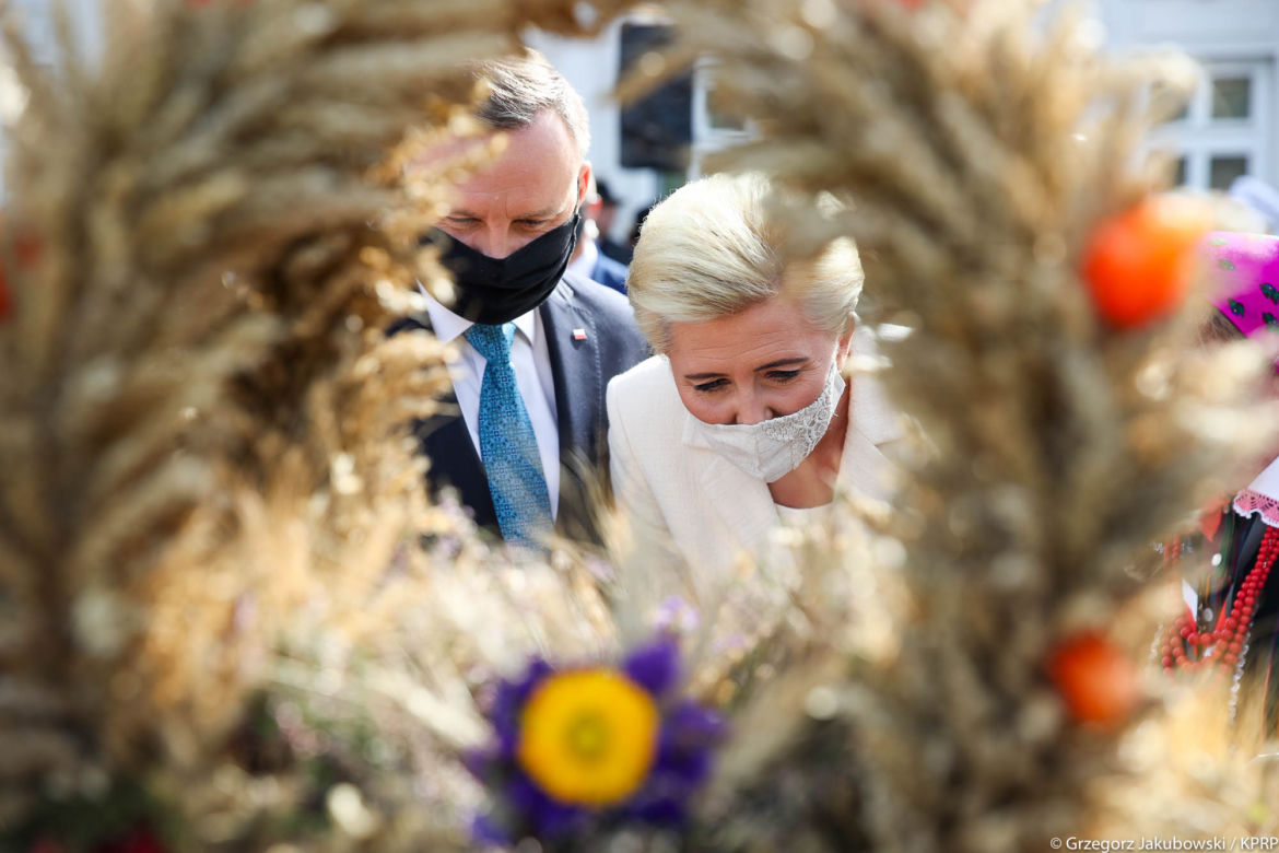 Para prezydencka na dożynkach