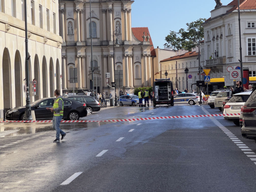 Wielka awaria wodociągowa w Śródmieściu