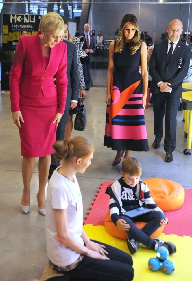 Melania Trump w Centrum Nauki Kopernik