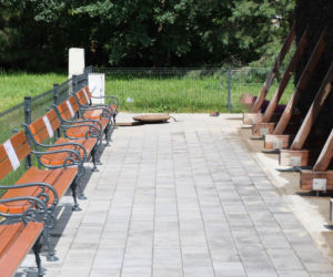 Ulewa zalała tężnie na Ursynowie