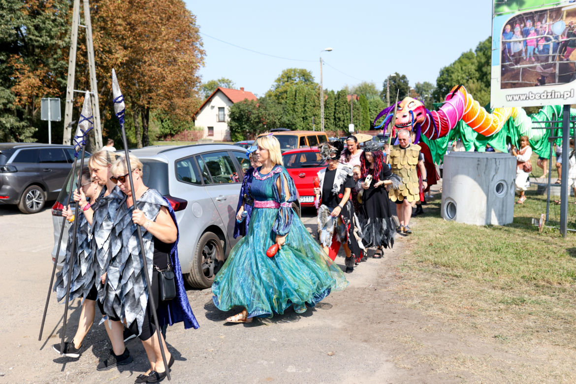 Parada smoków w Będzinie 