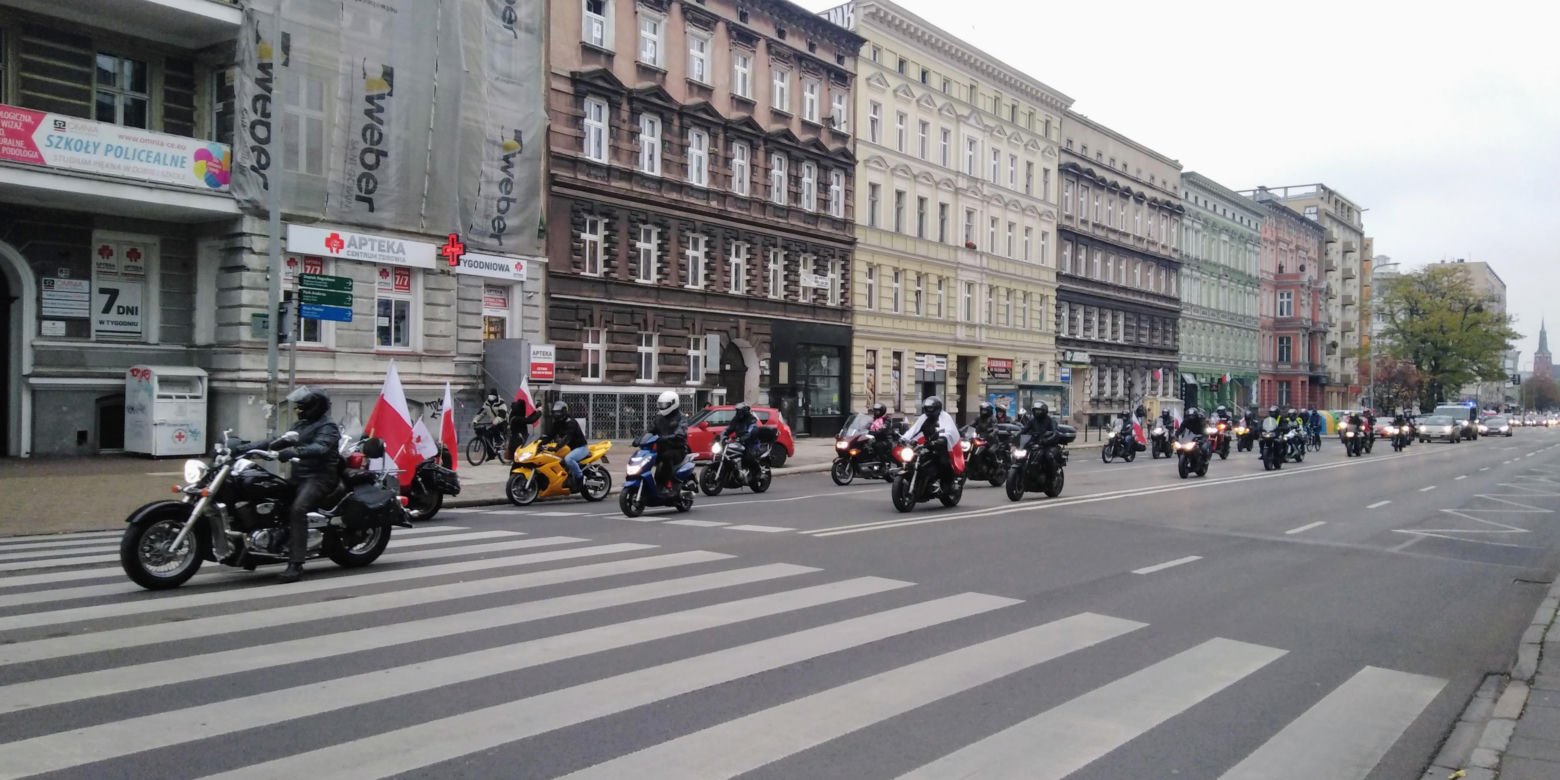 Rajd Niepodległości w Szczecinie