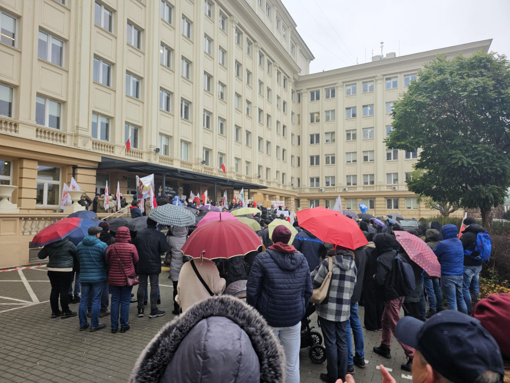 Protest “Nie dla deprawacji dzieci w szkołach”