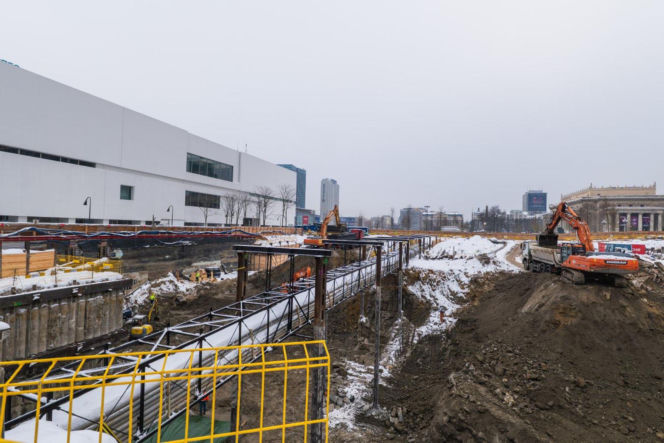 Budowa TR Warszawa (styczeń 2026)