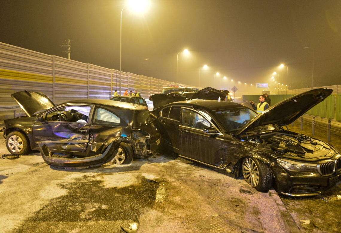 Antoni Macierewicz miał wypadek - jechał limuzyną BMW 750Li xDrive