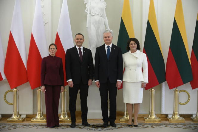 Prezydent RP Karol Nawrocki w Wilnie