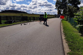 Chwaszczewo. Wypadek śmiertelny. Motocyklista zderzył się czołowo z kią [ZDJĘCIA]