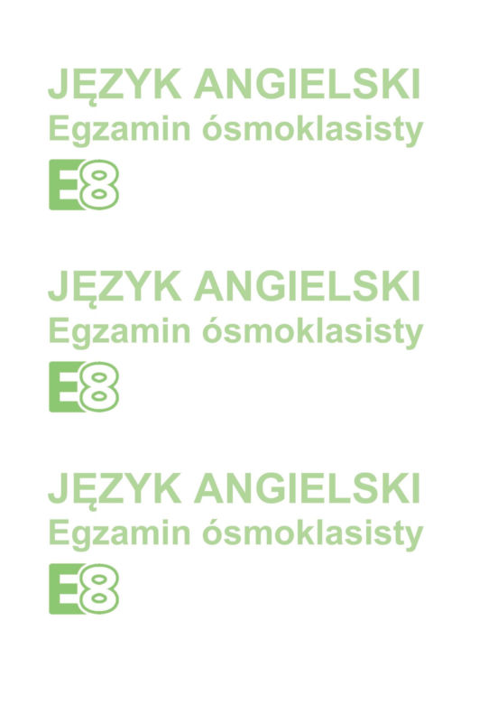 Egzamin ósmoklasisty 2026: język angielski 13.05.2026 r. Arkusze CKE
