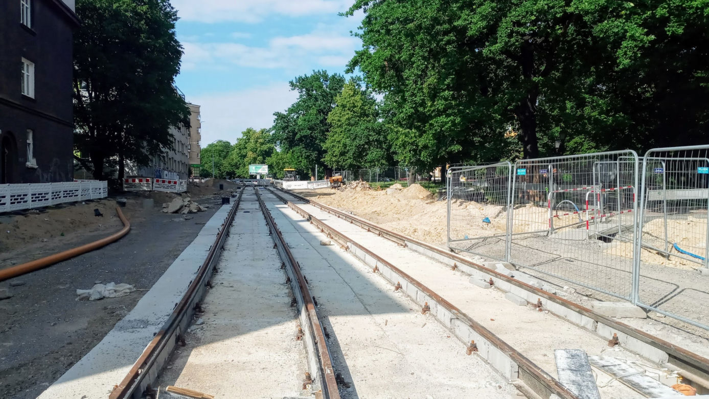 "Torowa rewolucja" w Szczecinie - czerwiec 2021