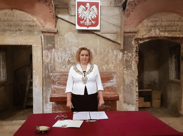 Pierwszy ślub cywilny w Świątyni Sztuki i Światła w Żeliszowie, 2018 r.