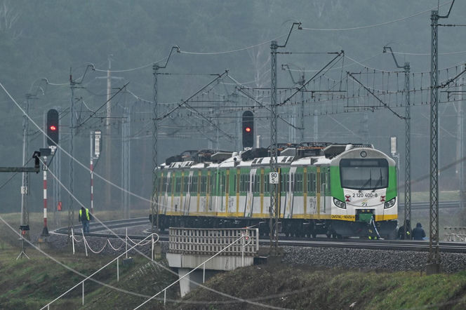 Akt dywersji na torach kolejowych