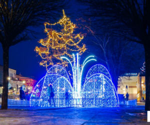 Bełchatów: Miasto rozbłysło tysiącem światełek! Bożonarodzeniowe iluminacje robią wrażenie 