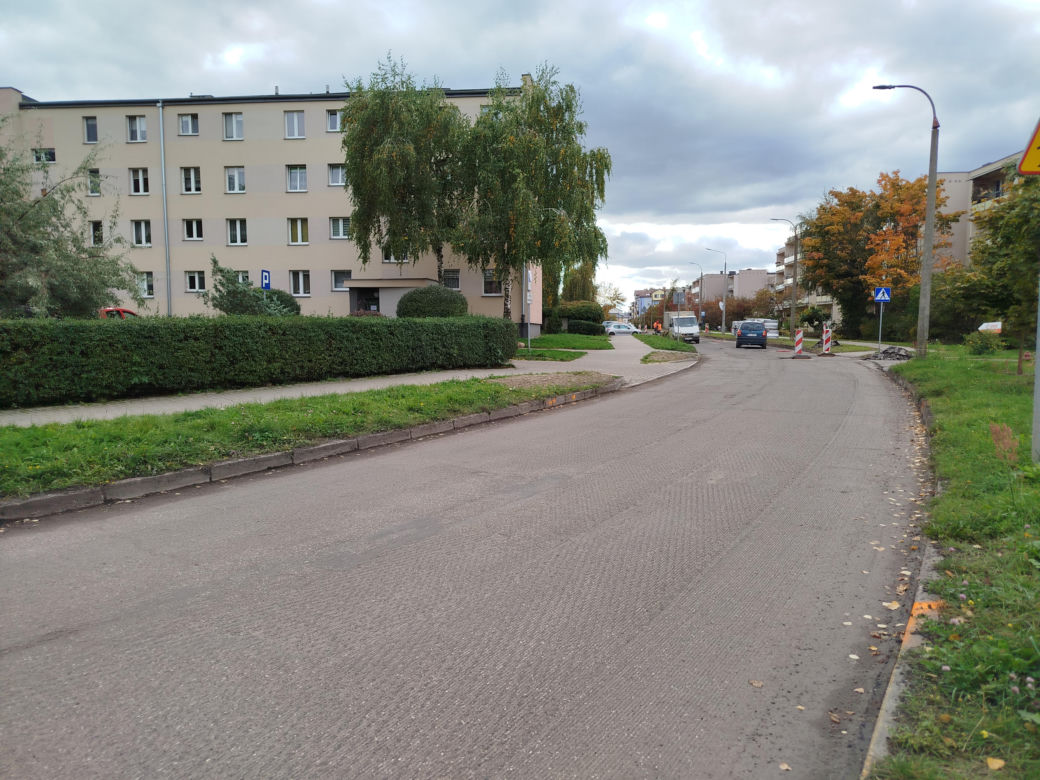 Trwa remont nawierzchni ulic Romanówka i Unitów Podlaskich w Siedlcach