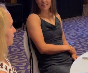 Iga Świątek na Players Party