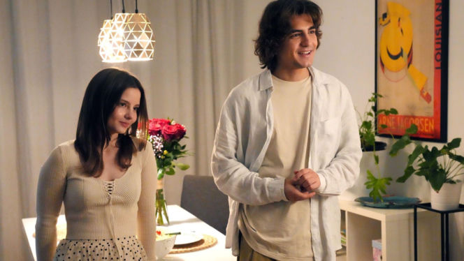 Barwy szczęścia, odc. 3354. Romeo (Jacek Tyszkiewicz), Ewa (Gabriela Ziembicka)