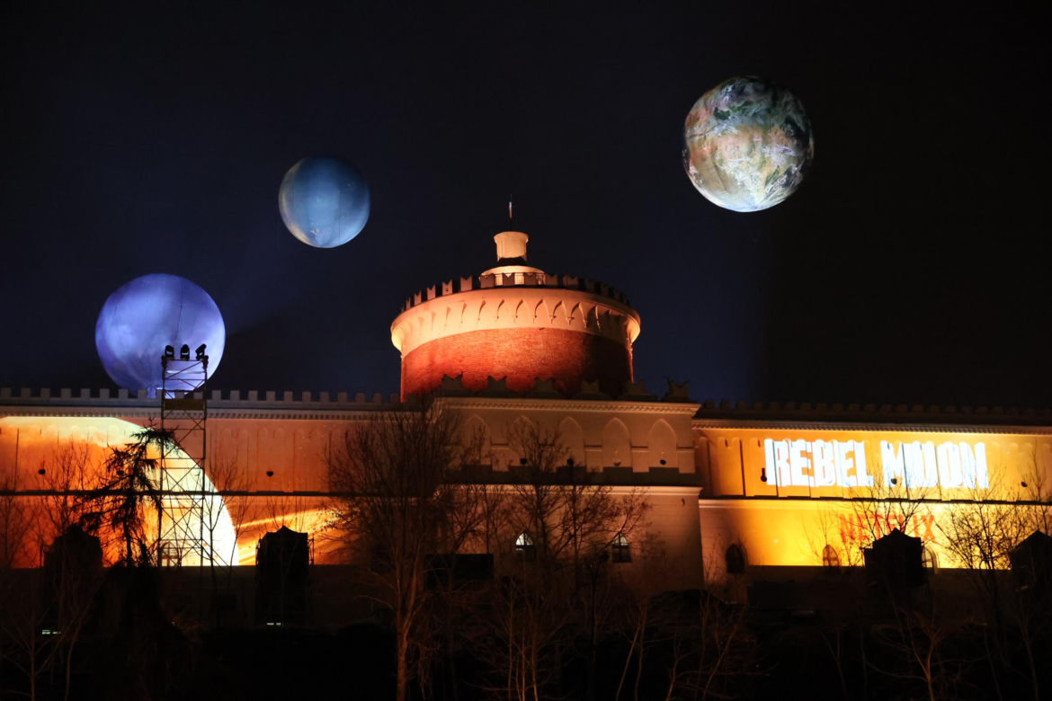 Promocja filmu „Rebel Moon” Netflixa w Lublinie