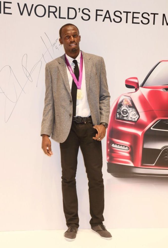 Usain Bolt i Nissan GT-R 
