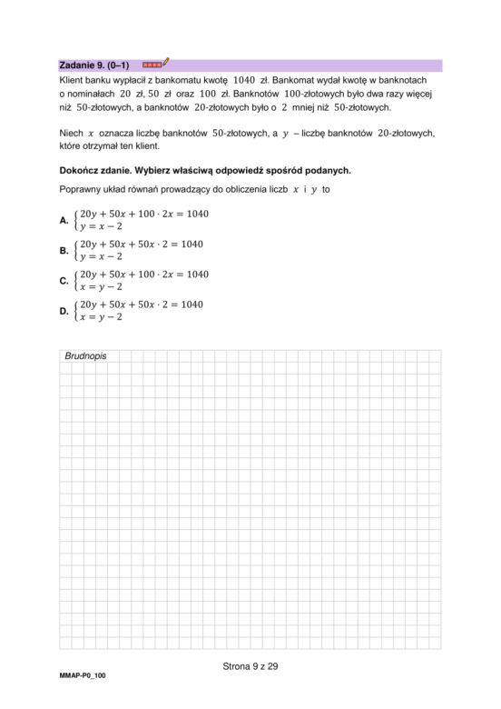 Matura próbna 2023 z matematyki. Arkusze CKE