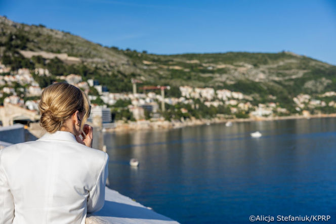 Pierwsze Damy w Chorwacji: Marta Nawrocka i Agata Duda