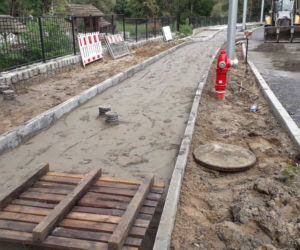 Przebudowa ulicy Arkońskiej - październik 2019