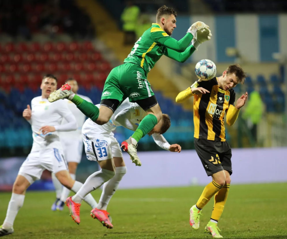 Stomil Olsztyn przegrał domowe spotkanie 28. kolejki Fortuna 1. Ligi z GKS-em Katowice 0:1