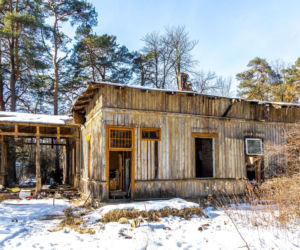 Ruiny domu Wedla w Otwocku