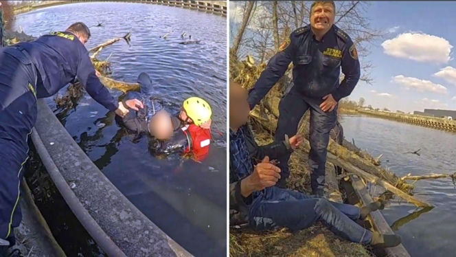 69-latek topił się w Kanale Żerańskim